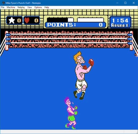 Mike Tysons Punch Out!! on Nestopia UE